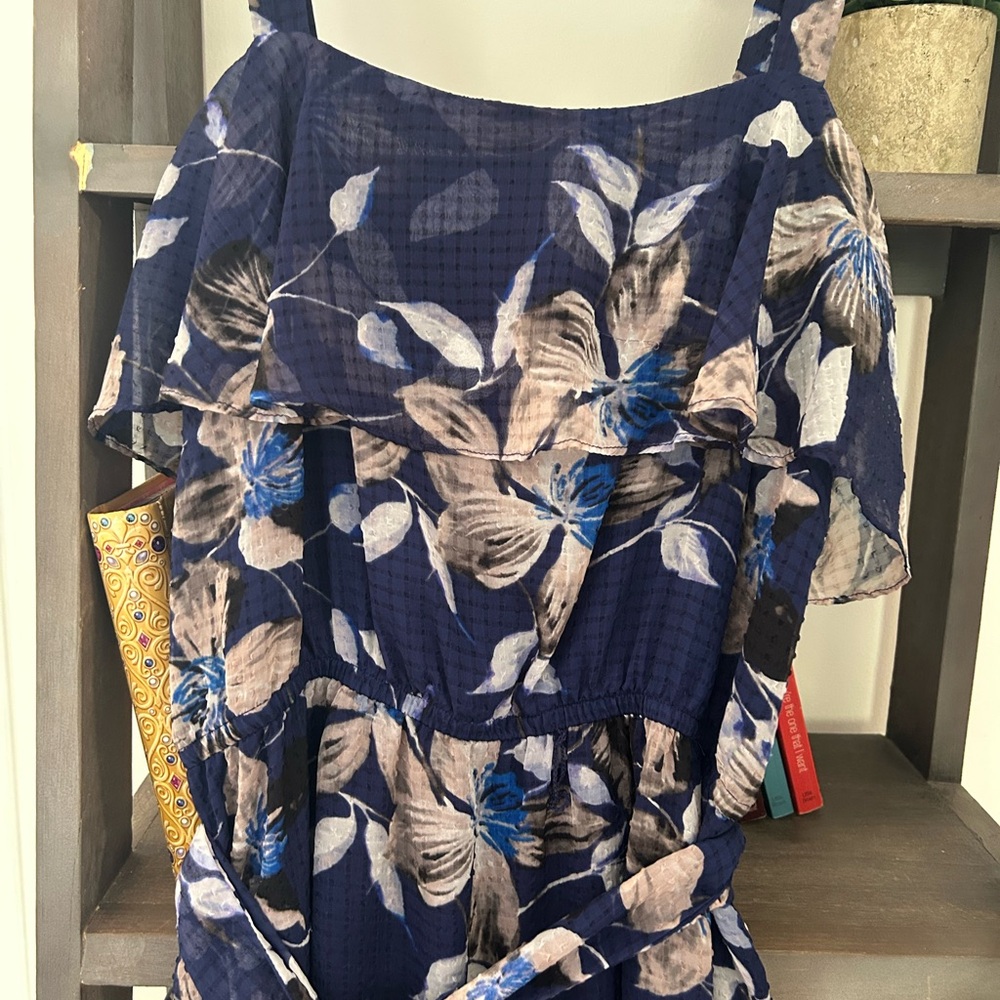 Eliza J Spring Floral Midi Dress - Picture 7 of 12